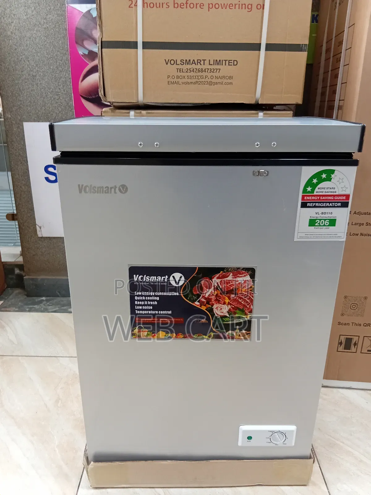 Volsmart 110 L Energy‐Saving Deep Freezer