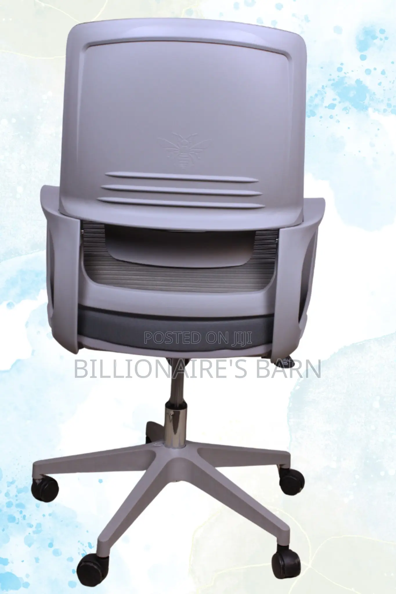 White Office Chair; Ergometric Mesh Boardroom Chair