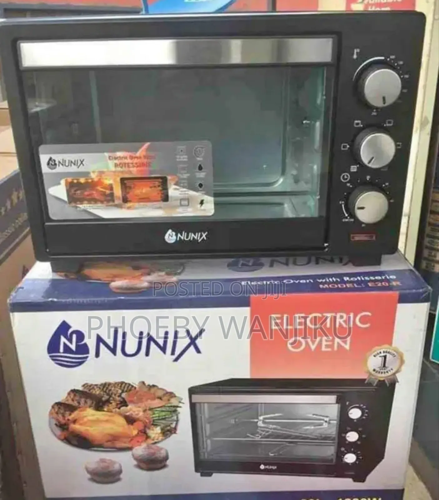 Original Nunix Electric Oven With Grill
