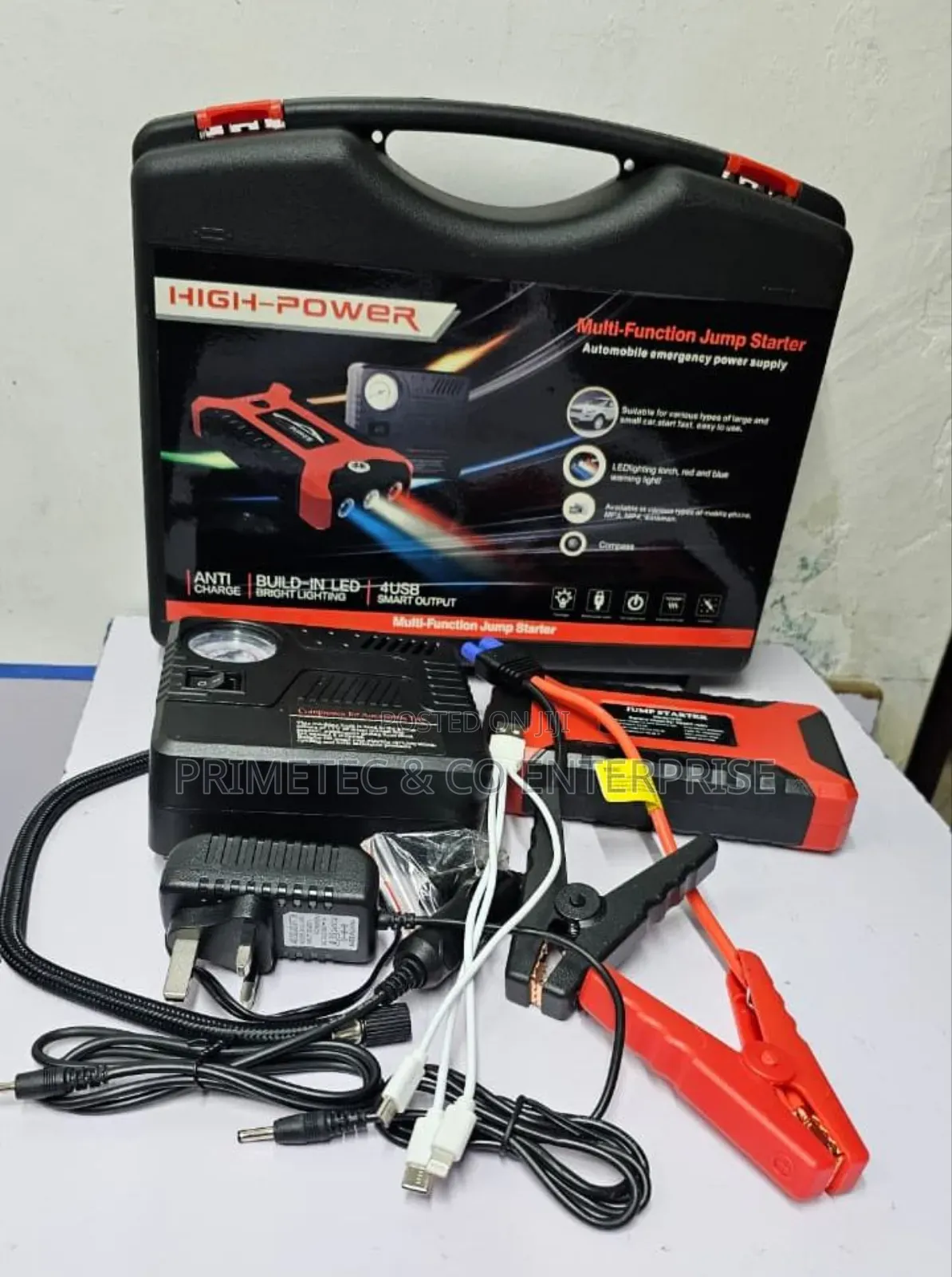 Jump Starter With Compressor