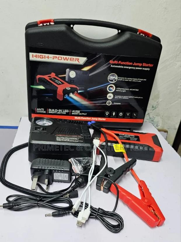 Jump Starter With Compressor - main view