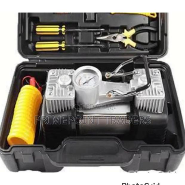 Car Air Compressor With Tool Kit – Portable Tire° 