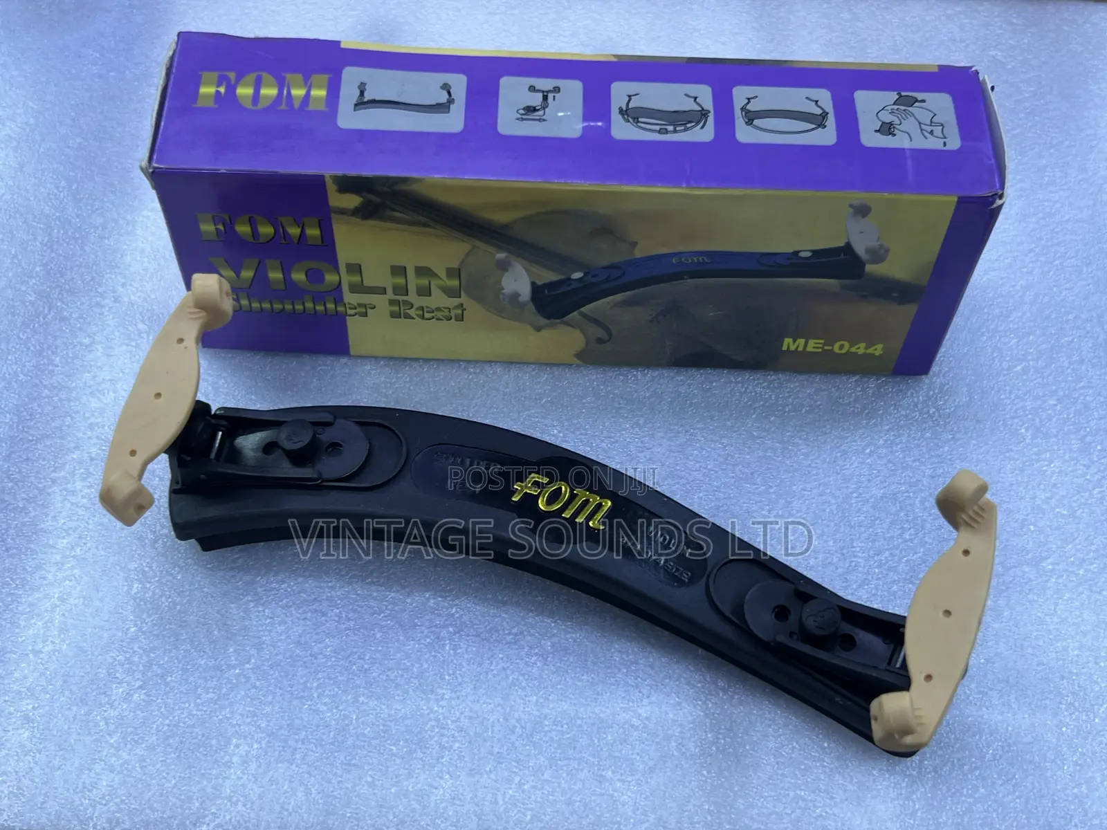 Fom Violin Shoulder Rest Me-045( Black )