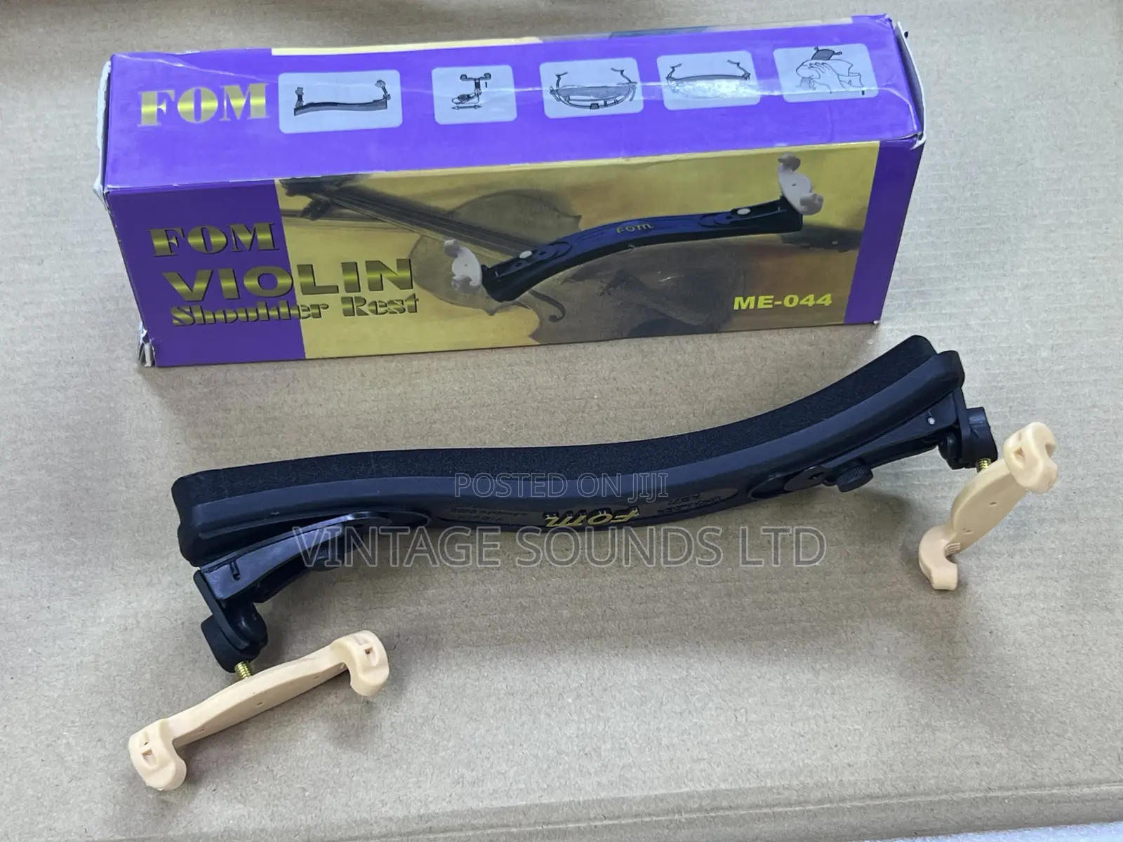 Best Quality Violin Shoulder Rest Fom Me 044 Size 4/4-3/4