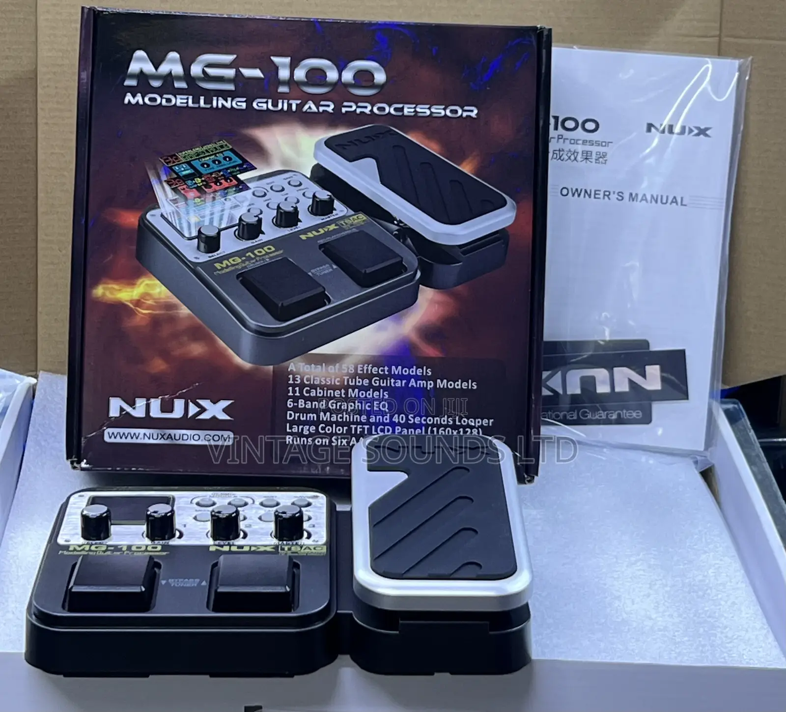 Nux Mg100 Guitar Processor With 58 Effects Models