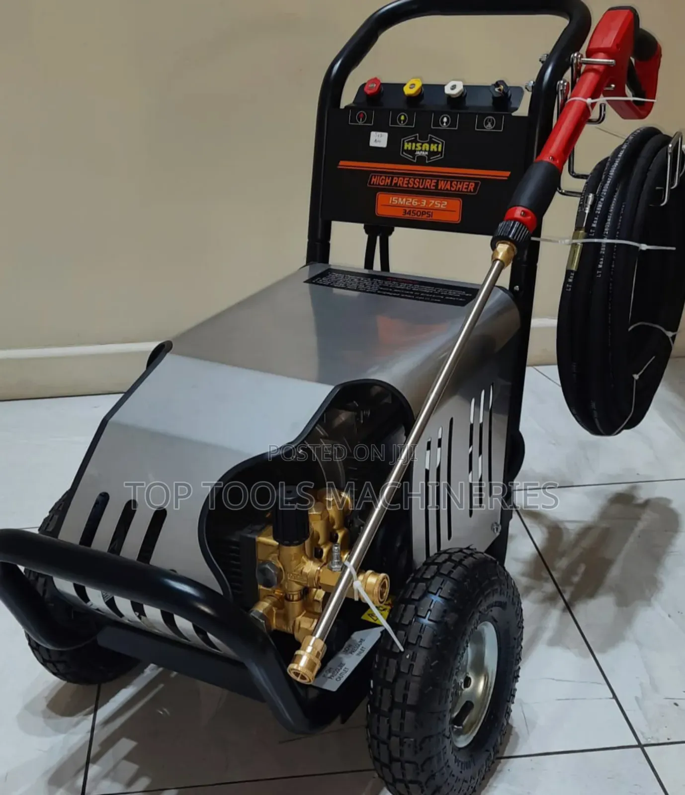 Hisaki Japan High Pressure Washer 3450psi 5hp Motor