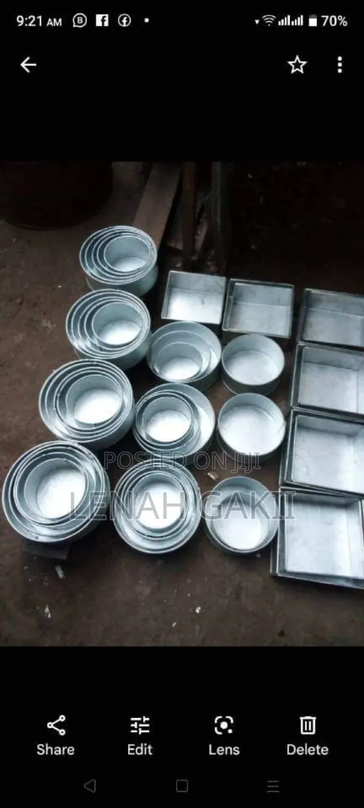 Aluminium Baking Tins