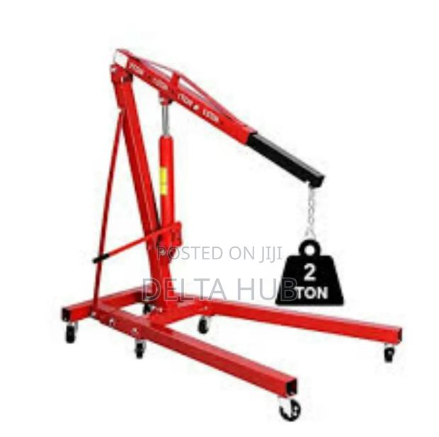 Professional 2-Ton Upgraded Engine Crane Lift - main view