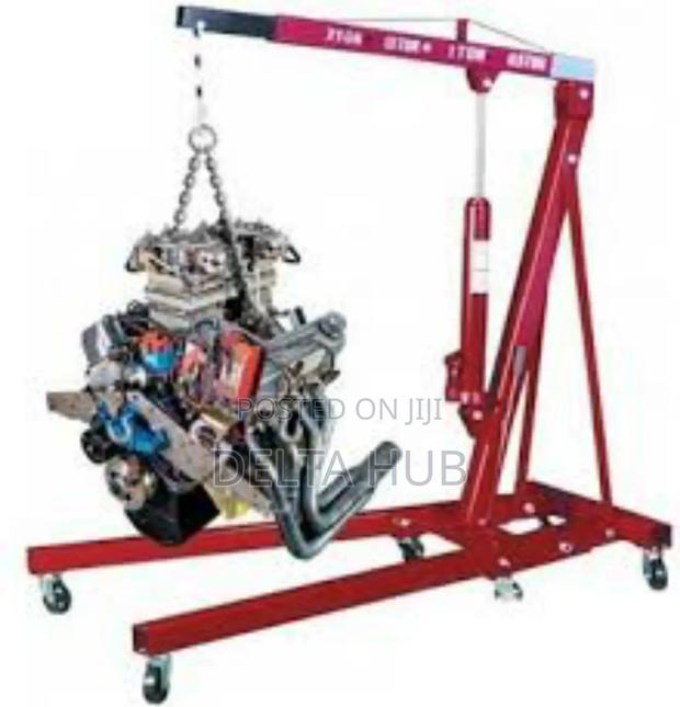 Ideal 2-Ton Capacity Engine Crane Lift for Auto Garages - main view