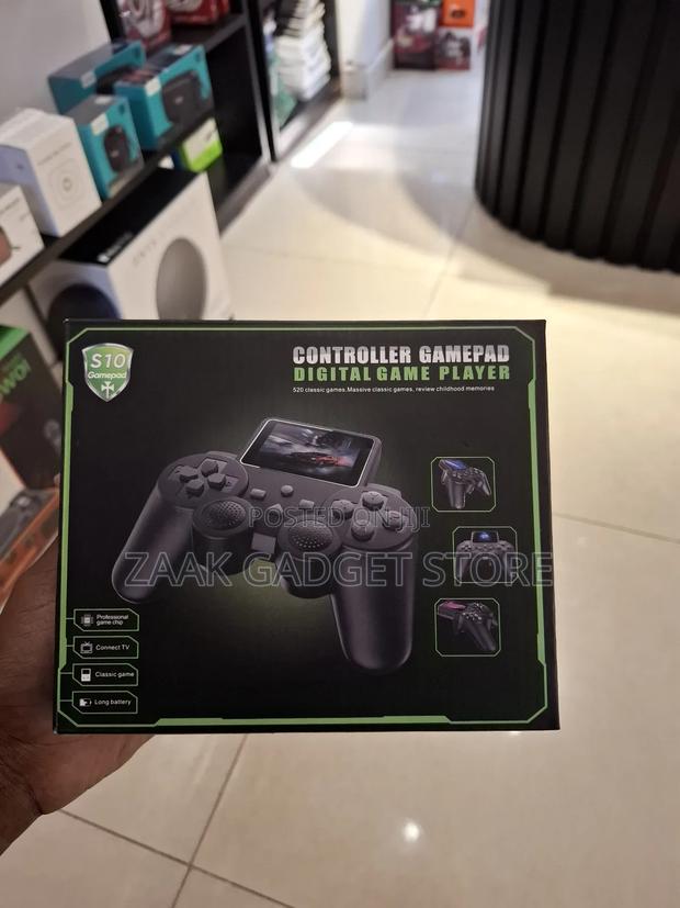 Braand New Black Controller Gamepad Digital Game Player - main view