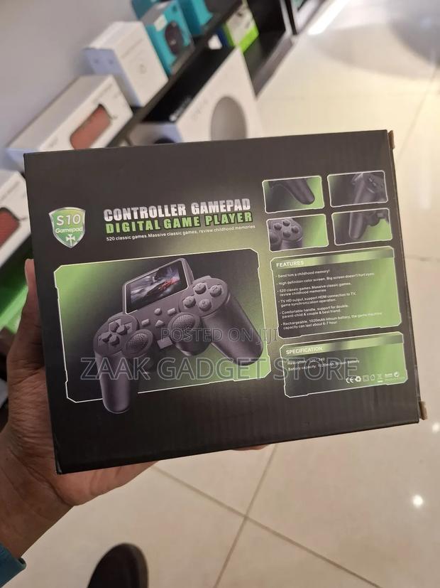 Braand New Black Controller Gamepad Digital Game Player - thumbnail 2