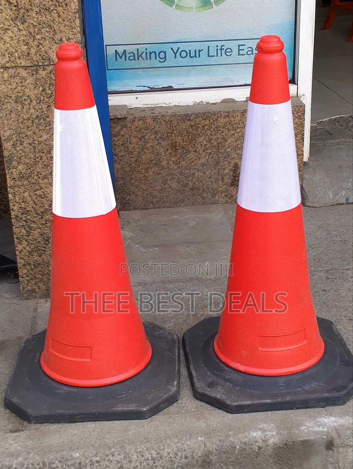 Construction Caution Road Cones