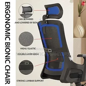 Office Chair: Ergoflow 140 Mesh Recliner Chair