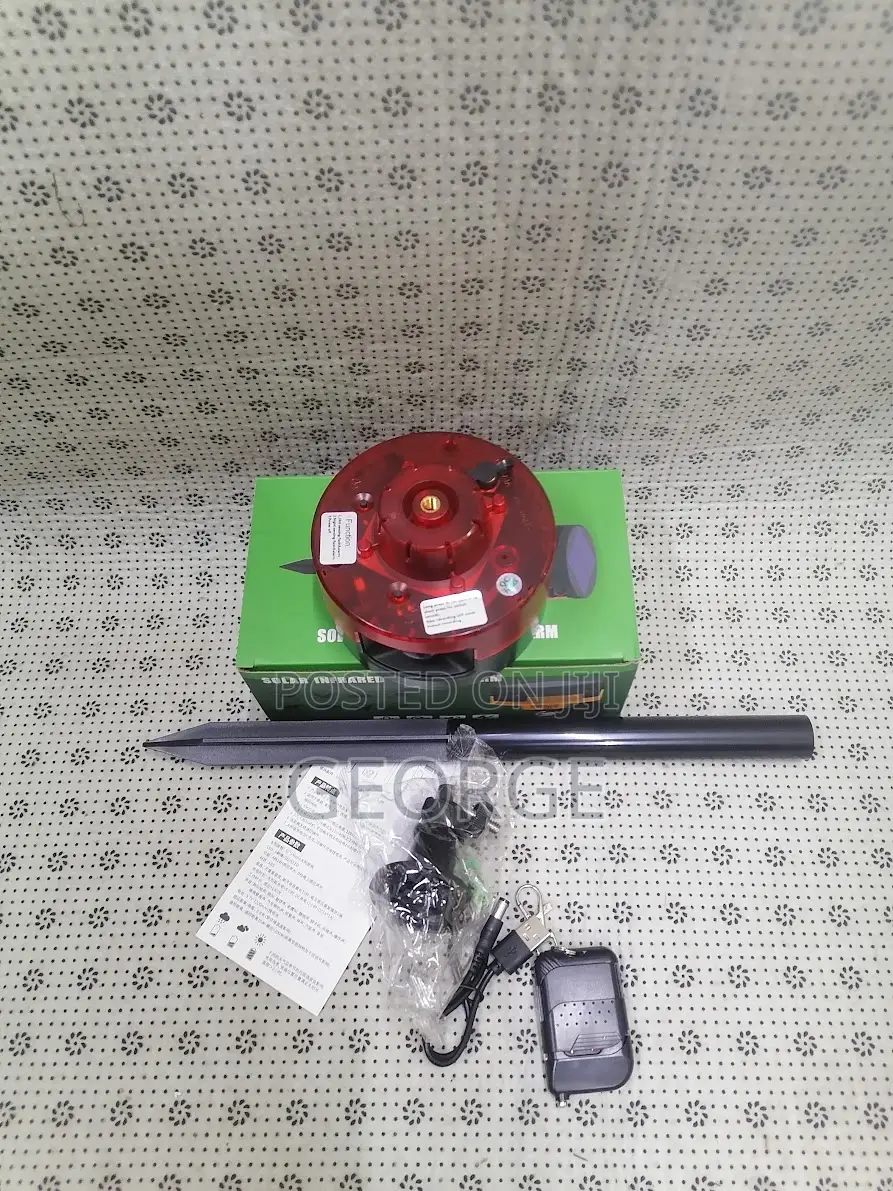 New Solar Alarm System With Pir Sensor Solar Infrared