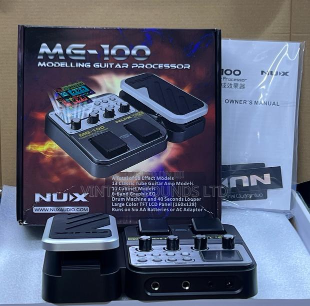Nux Mg-100 Modeling Guitar Effect Pedal 58 Effect 72 - main view
