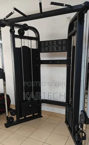 Dual Pulley Cable Crossover Trainer