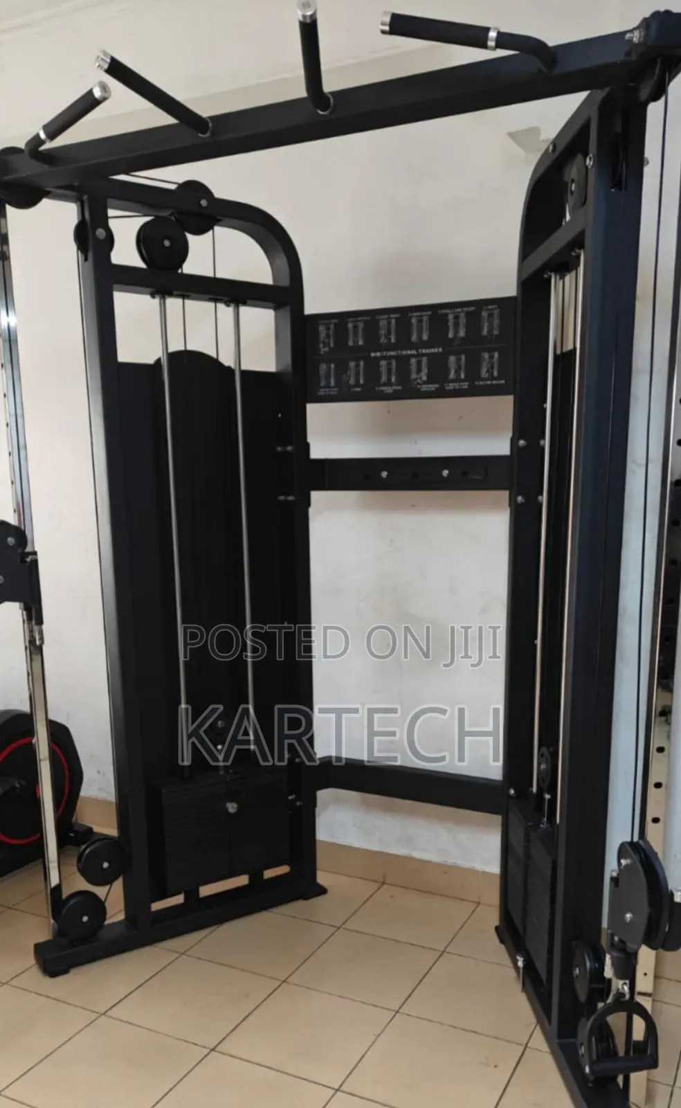 Dual Pulley Cable Crossover Trainer