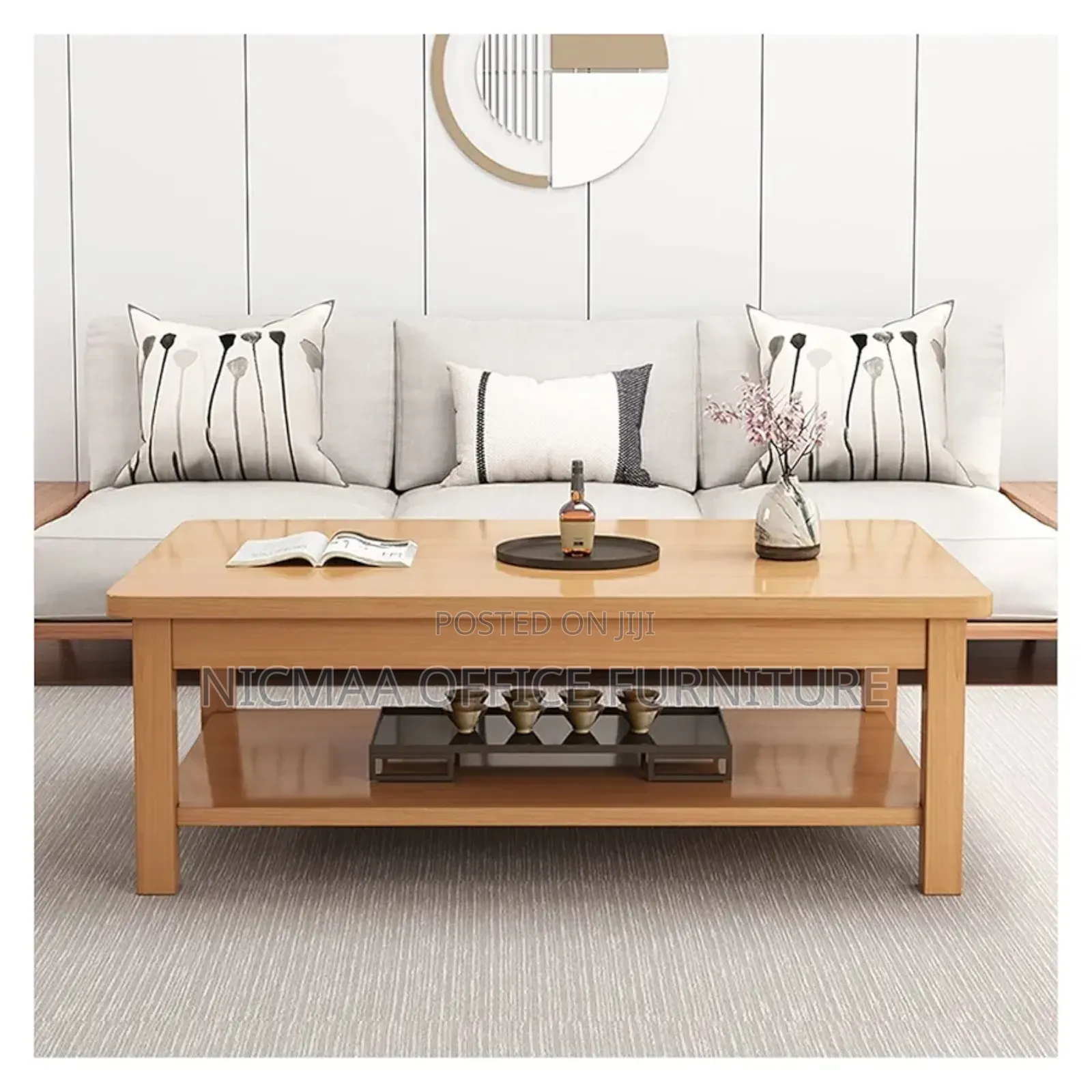 Coffee Table: Rustic Charm Wooden Coffee Table