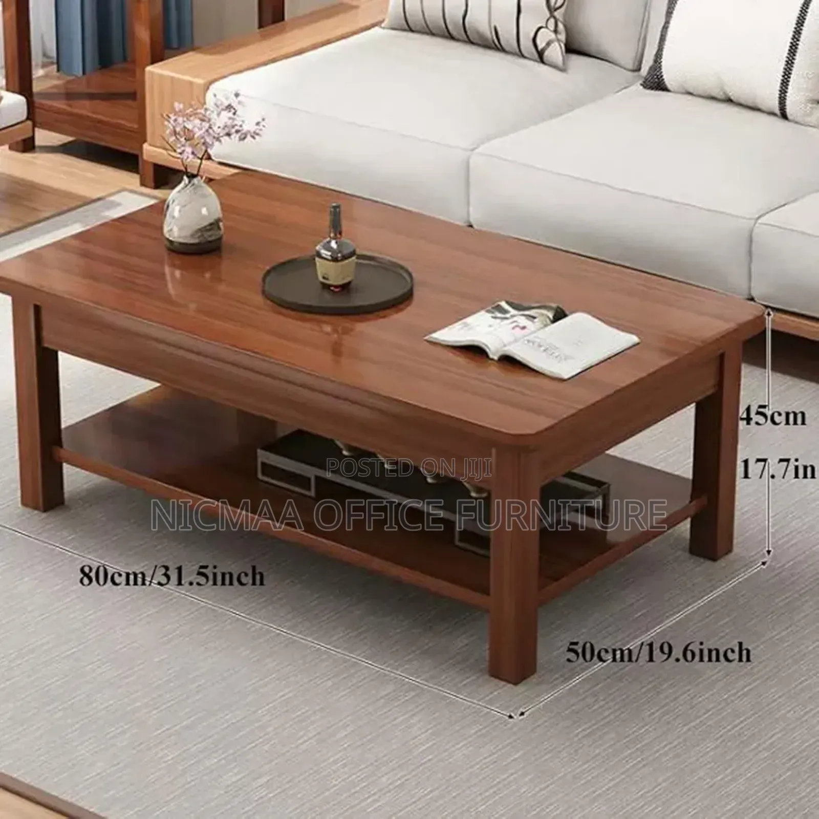 Coffee Table: Rustic Charm Wooden Coffee Table