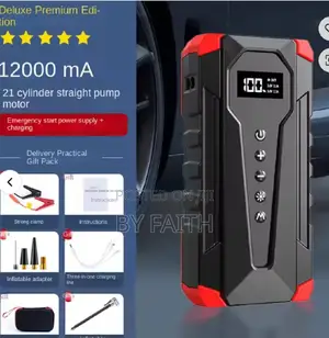 *//Smart Car Jump Starter Power Bank+ Tire Inflator