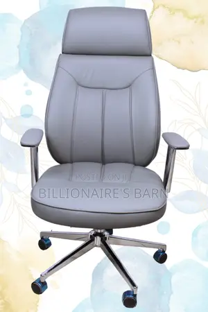 Office Chair; Stylish Office Executive Seating-Gray