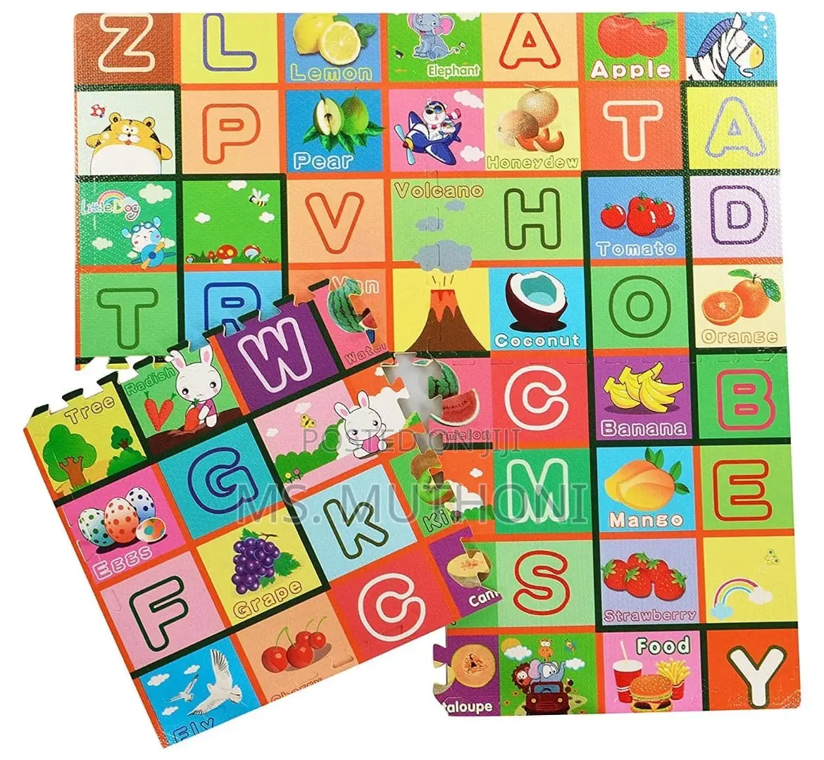 Kids Alphabet Numbers Playmats