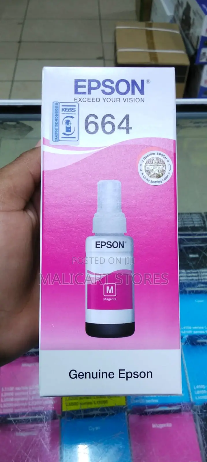 Epson 664 Magenta Genuine Ink