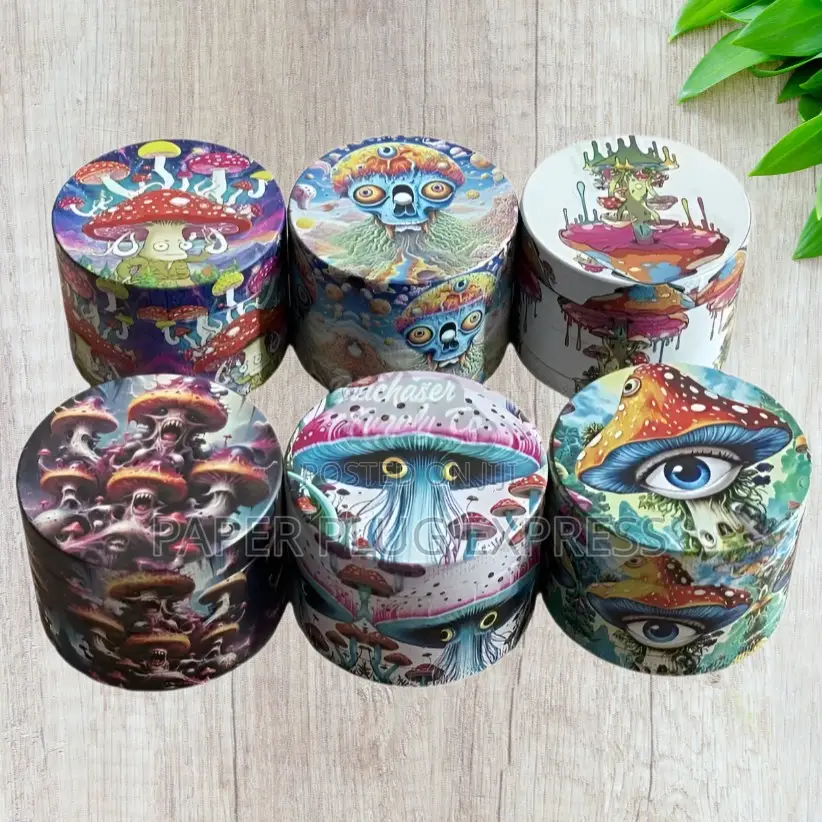 Shroomz 4 Layer Alloy Metallic Grinder - 63mm (Medium Size)