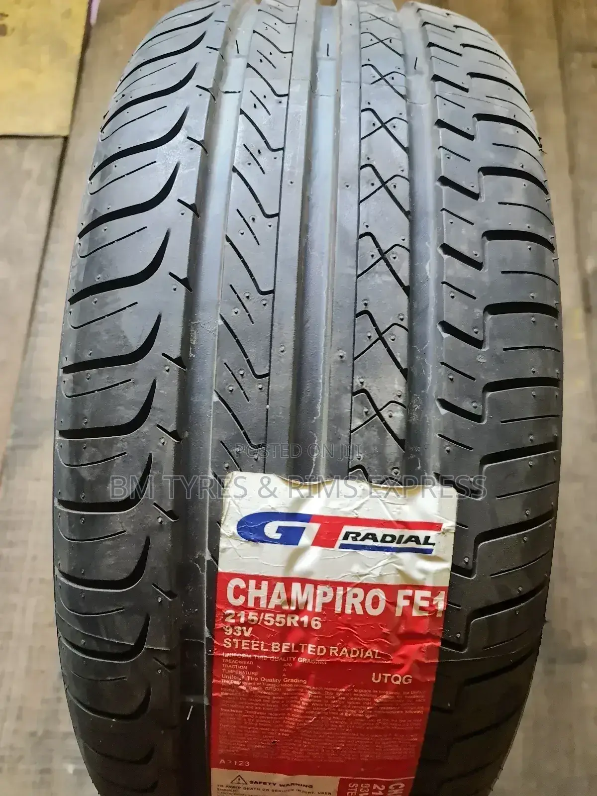 215 /55 R16 Gt Tyres (Champiro)