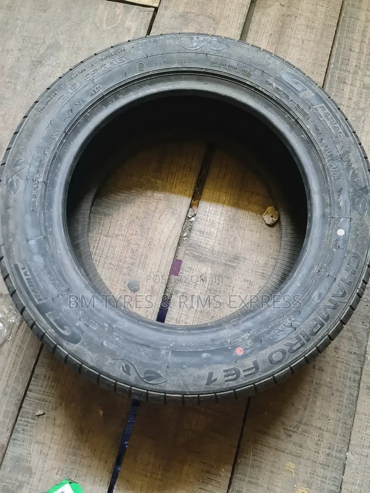215 /55 R16 Gt Tyres (Champiro)