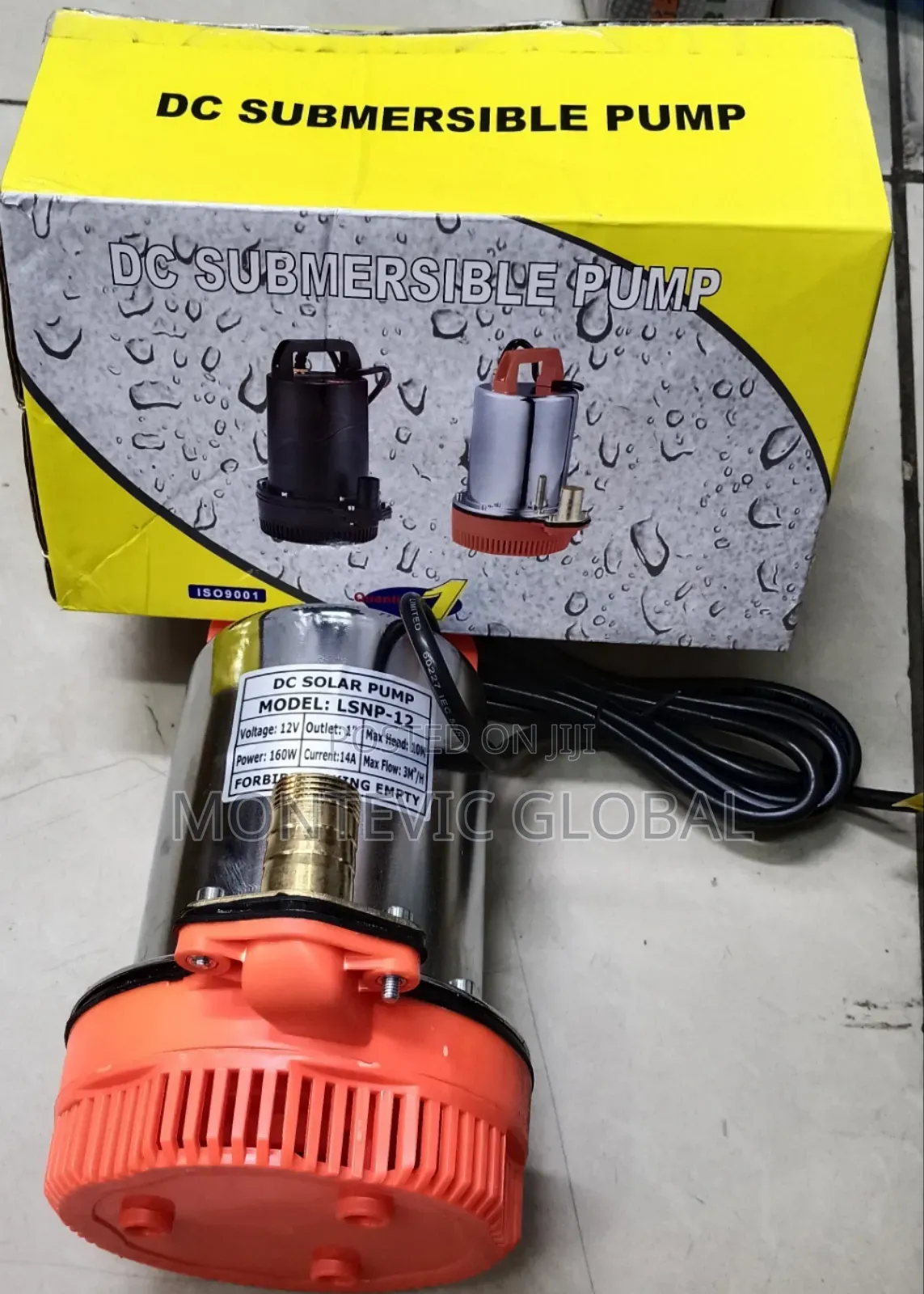 160watts Dc Solar Submersible Pump