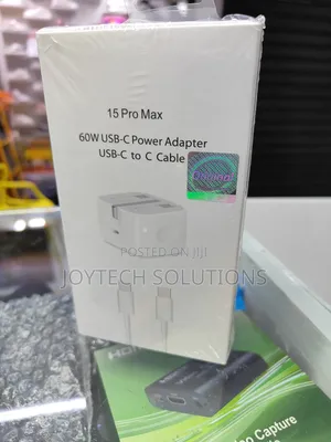 15 Pro Max 60 W Usb - C Power Adapter Usb - C to C Cable