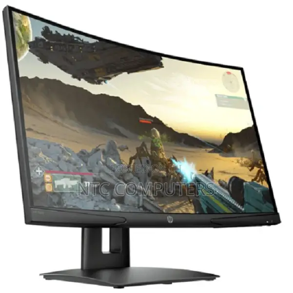 "Hp X24c 23.6"" FHD Curved Gaming Monitor, 1920x1080,
