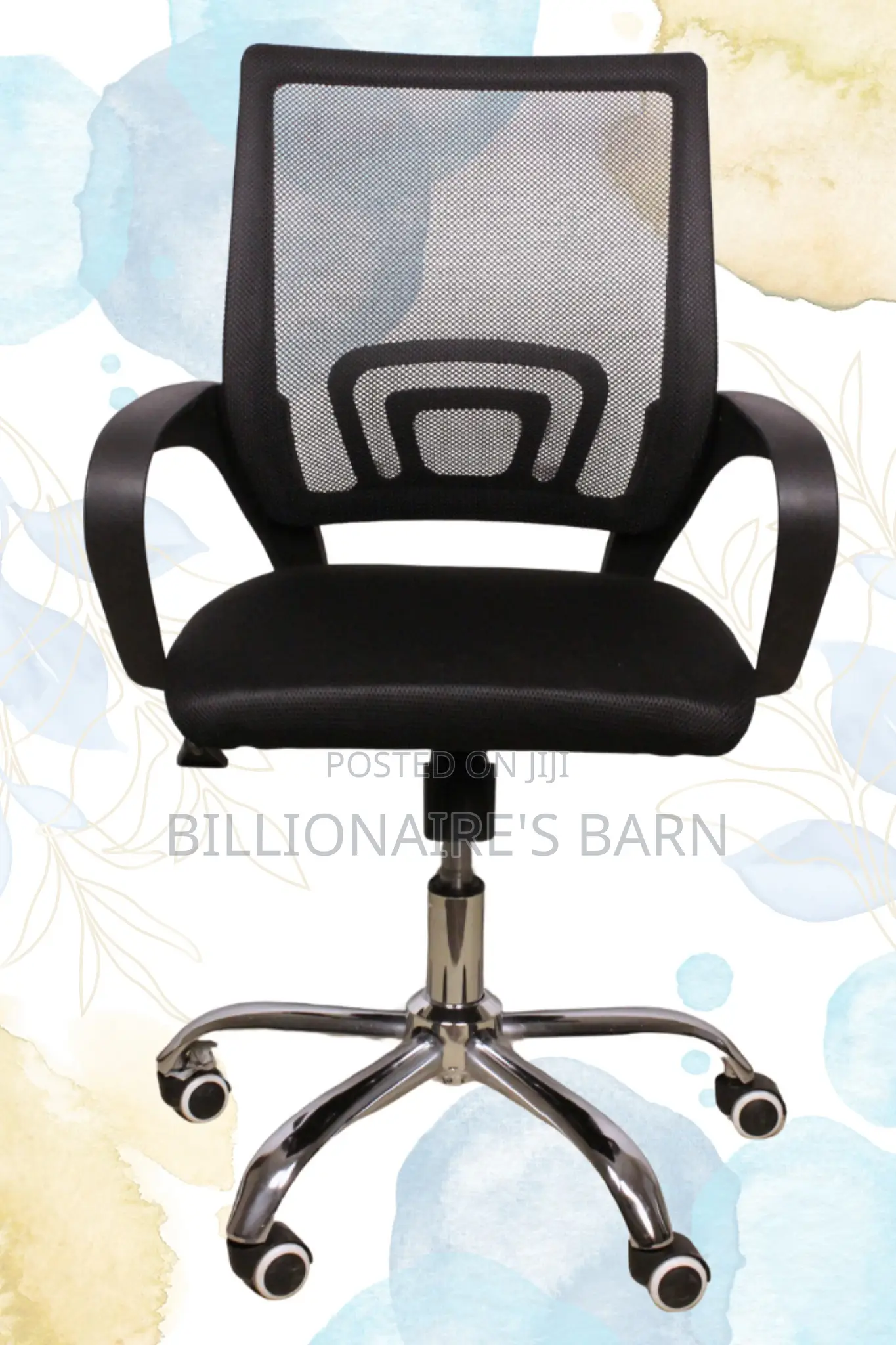 Office Chairs; Typical Mesh Secretarial Swivel Chair