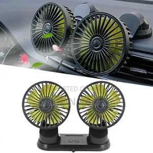 Dual Car Dashboard Cooling Fan 12v