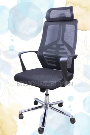 Office Chairs; Big High-Back Mesh Swivel Orthopedic Seat