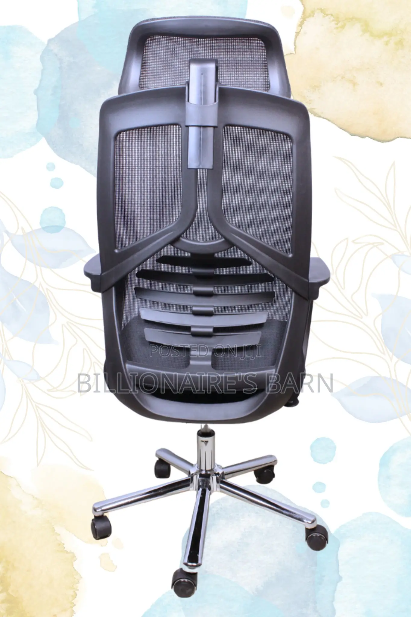 Office Chairs; Big High-Back Mesh Swivel Orthopedic Seat