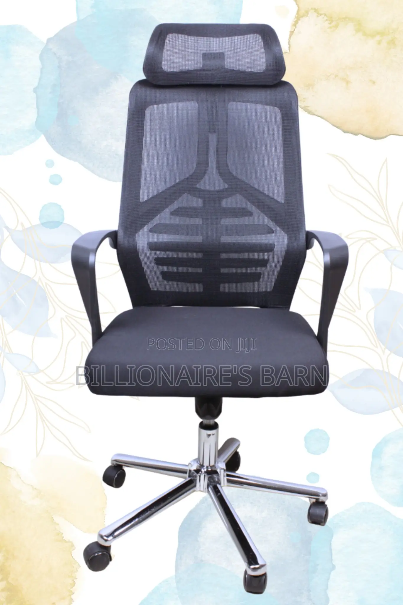 Office Chairs; Big High-Back Mesh Swivel Orthopedic Seat