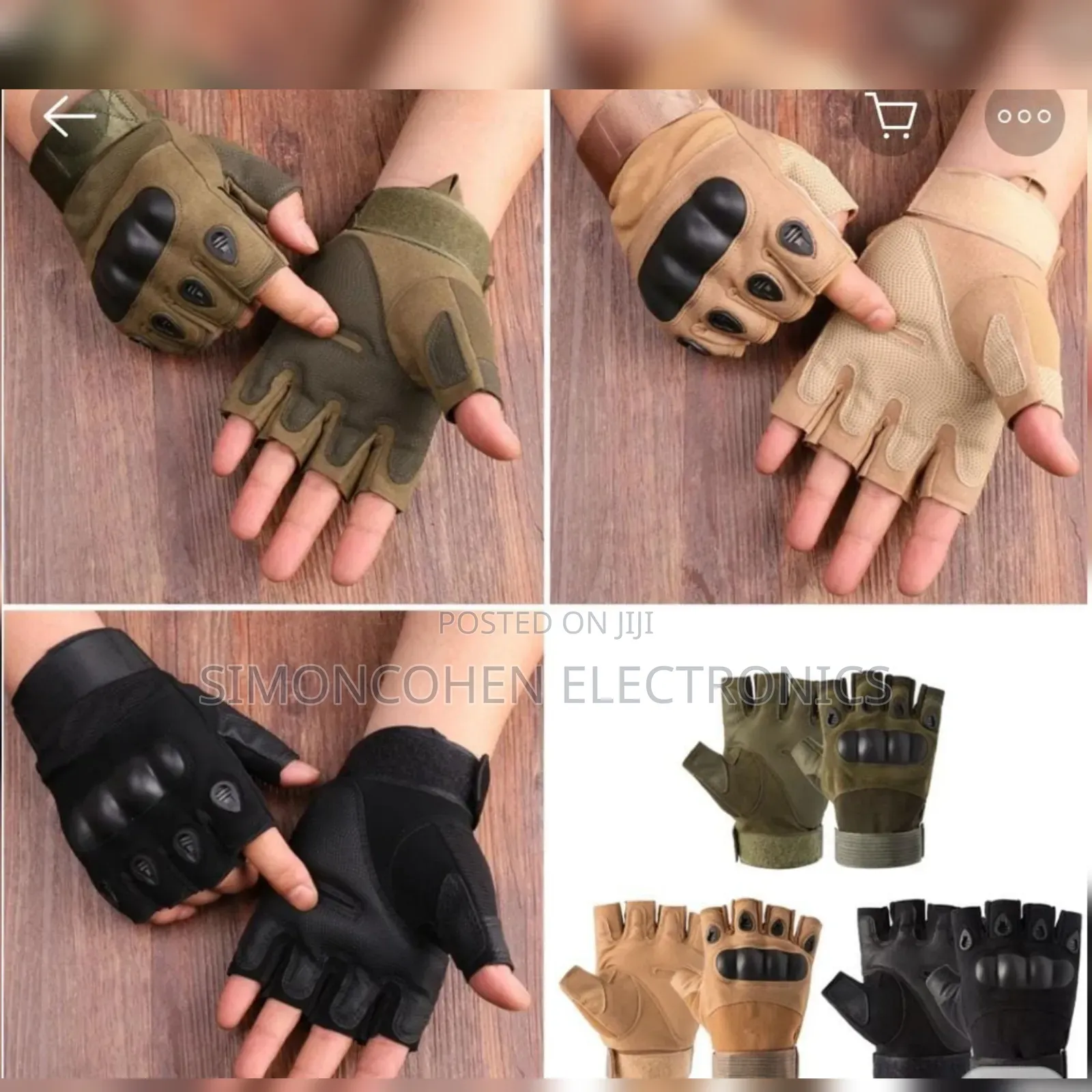 Gym/Bikers High Quality Half-Finger Gloves