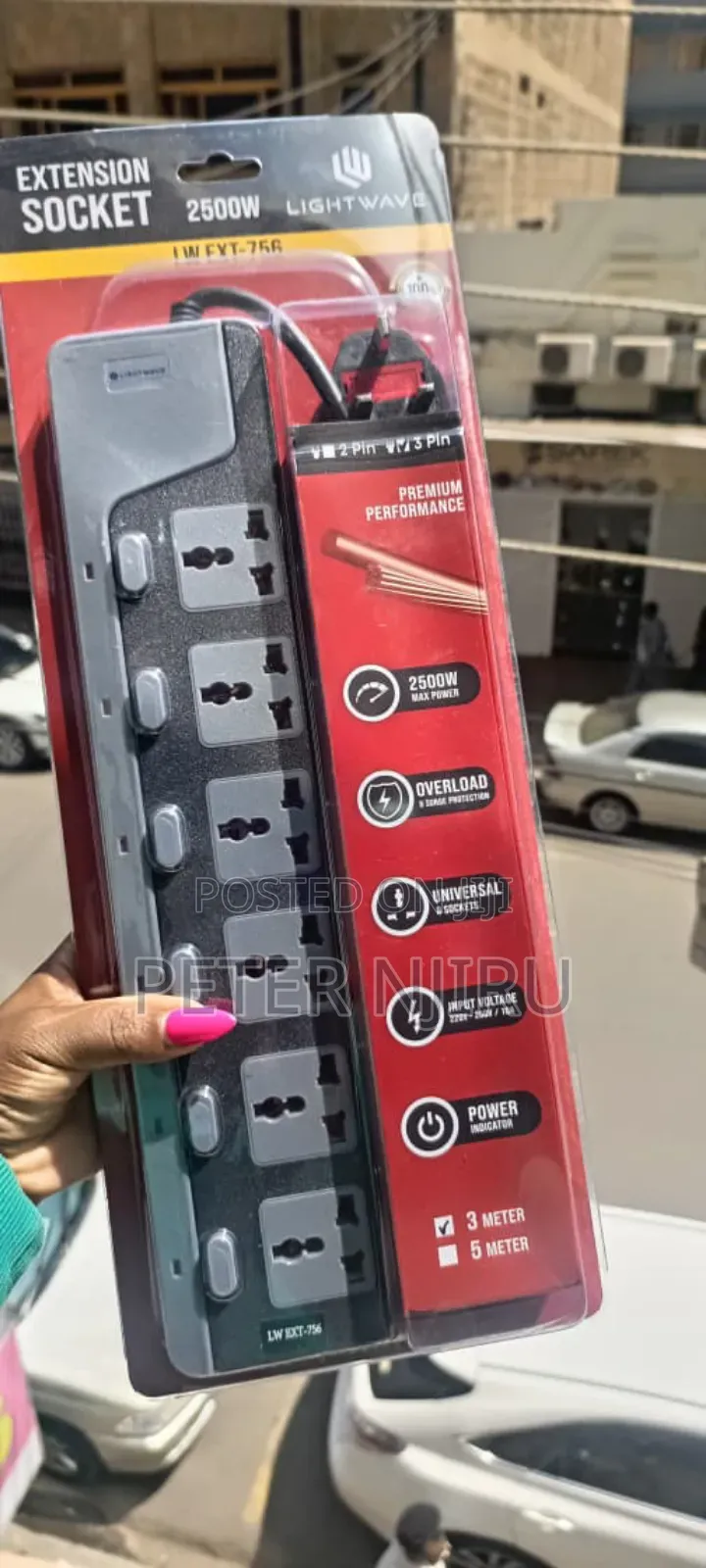 Extension 6 Way Power Surge