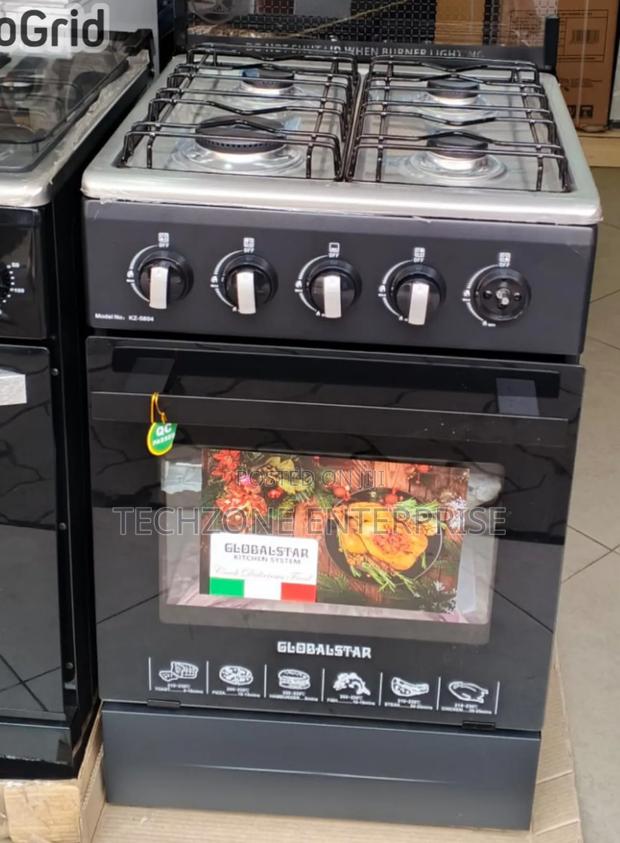 Globalstar 4 Full Gas Standing Cooker With Grill Rotisserie,