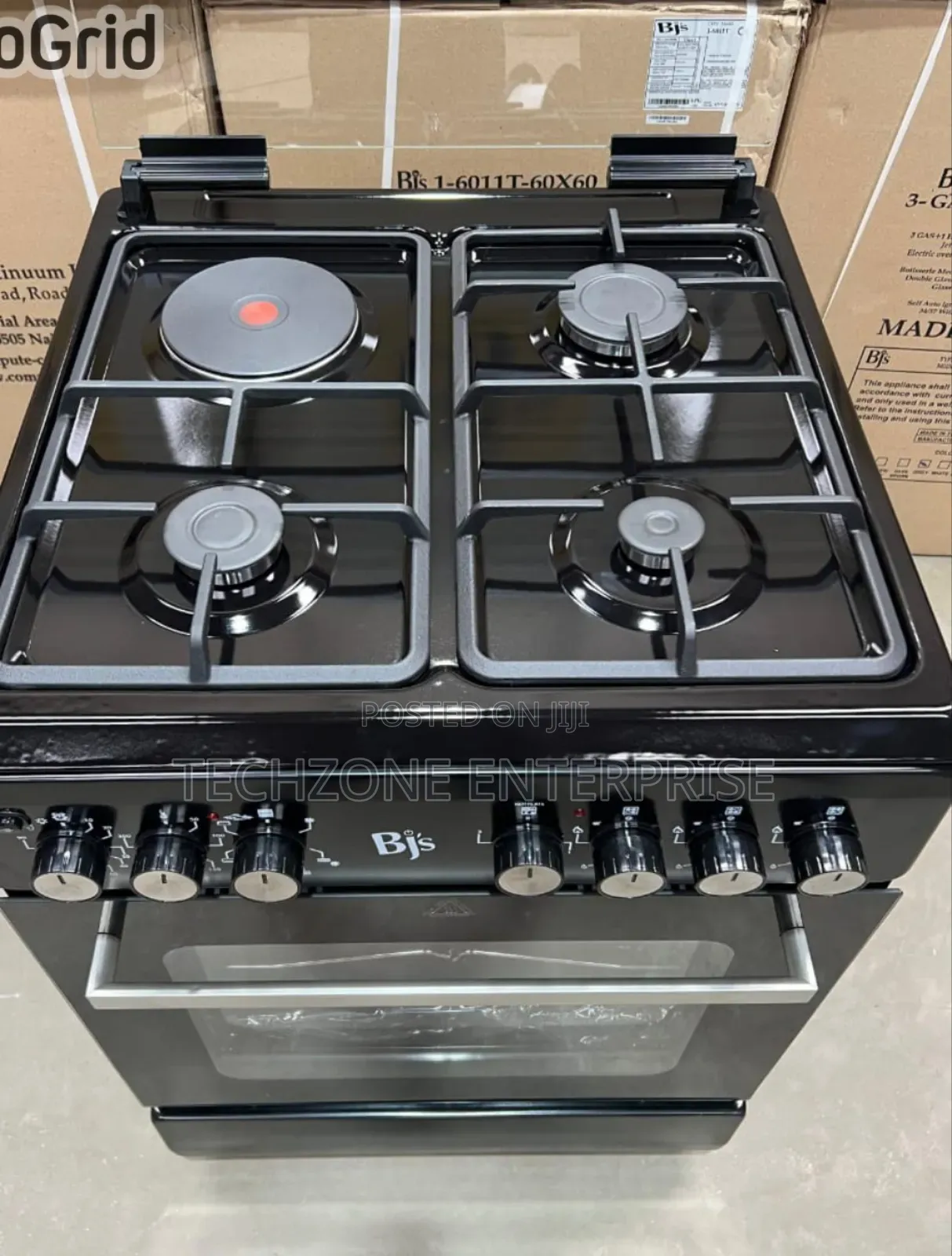 BJS I-6011t 60*60cm 3g + 1e With Electric Oven, Turbo Fan 