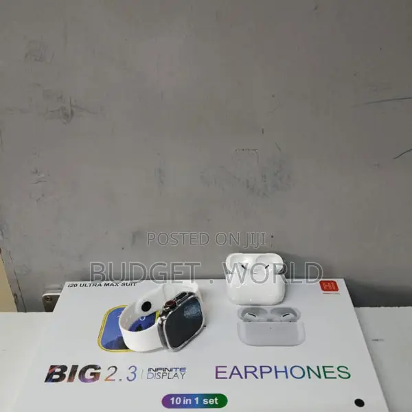 Hd Screen/Ultra 2 Earphone Wireless Charging 7 Strap Black