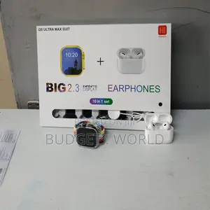 Crown I60 7in1 Ear Buds Model Smart Watch With Charger