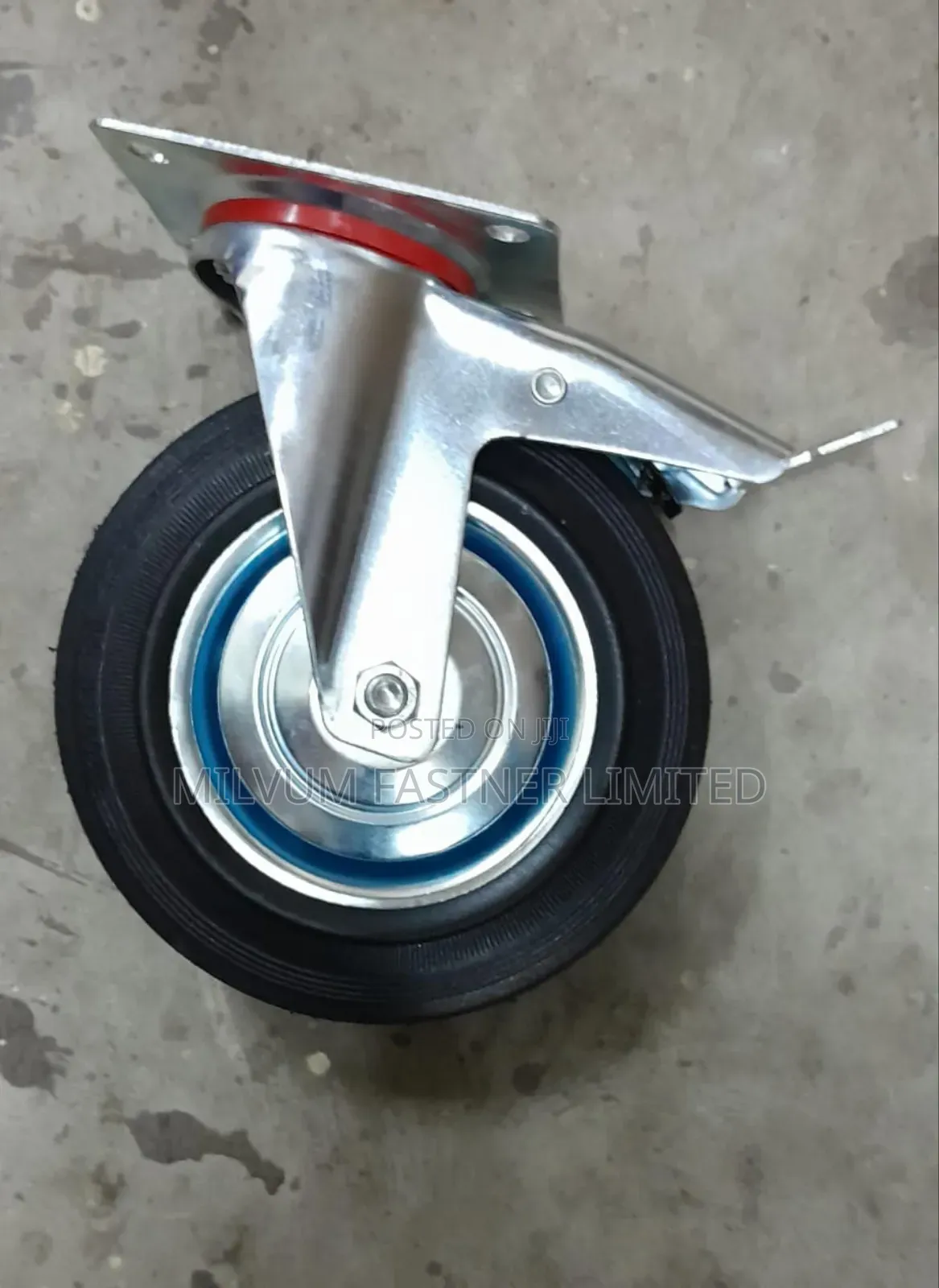 Rubber Castor Wheels Brake