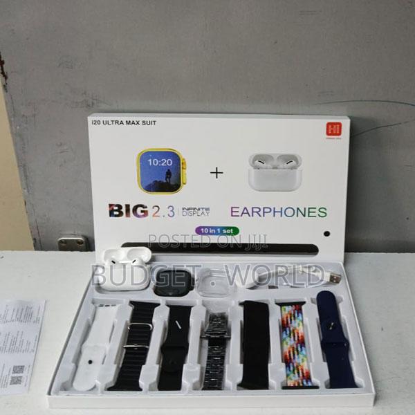 Waterproof I60 Smart Watch 2.3inch Large Screen With Earbuds - main view