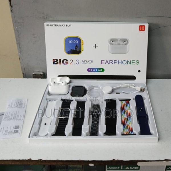 Waterproof I60 Smart Watch 2.3inch Large Screen With Earbuds - thumbnail 3