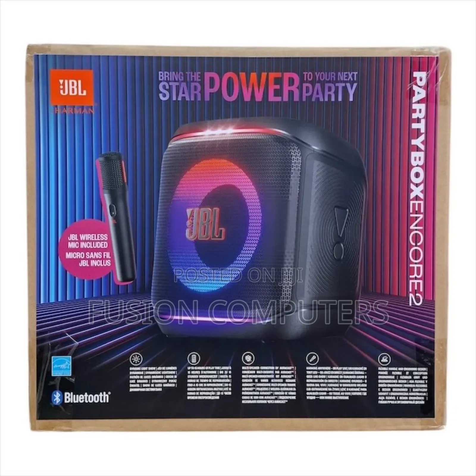 JBL Partybox Encore 2 With Mic