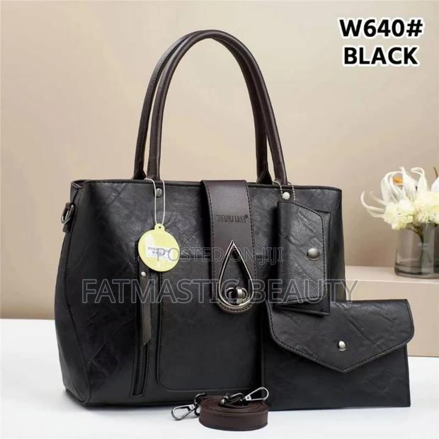 Black Handbag 3 PCS - thumbnail 2