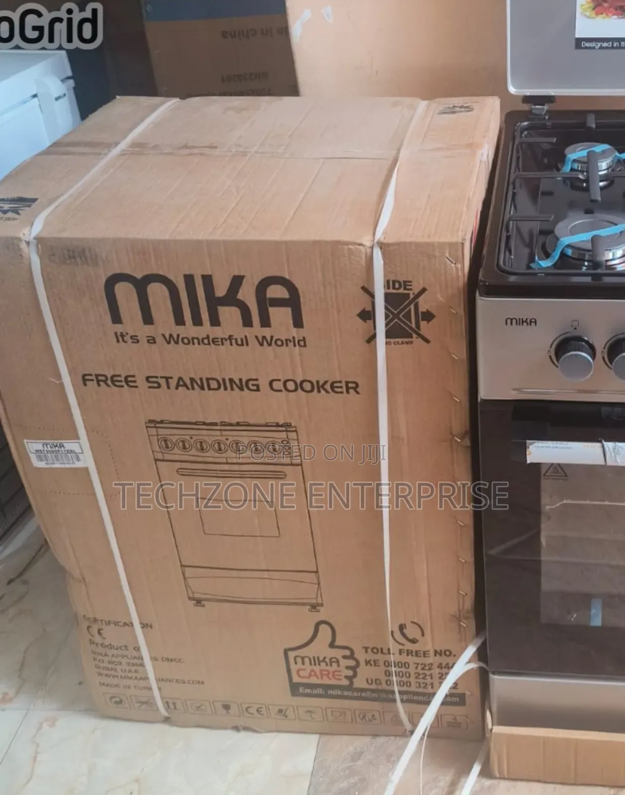 Mika Mst5060p4ge 50×55 4 Burner Full Gas Cookers 